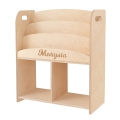 DIY Wooden Bookshelf for Playroom, Montessori Waldorf inspired Library, Personalized Bookcase for Kid's books and Toys