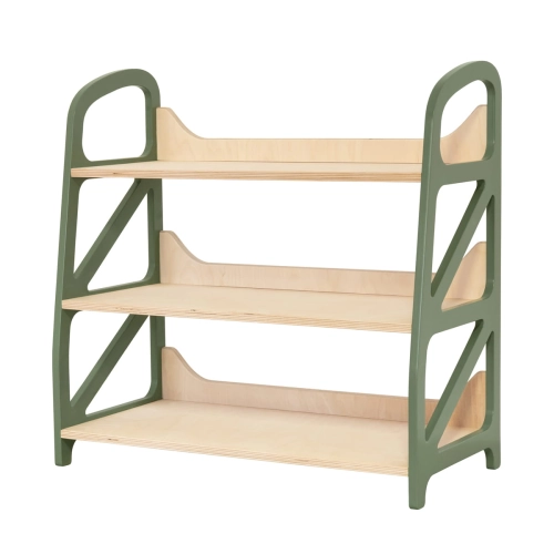 beistelltisch schmal hoch RACK rund von schönbuch bei homeform Farbe:Silbergrau