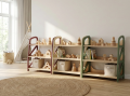 Montessori_toy_storage_shelf_set_FigPlum_SoftCurry_MilitaryGreen.png