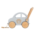 Wooden Push and Pull Car with Name Toddler  Walker with adjustment handle