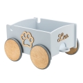 Wooden Pull  Trailer - Toddler walker perfect birthday gift for one year old baby boy