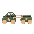 Wooden Push and Pull Car with Trailer - Baby walker perfect first birthday gift for baby boy