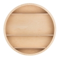 Round wooden wall shelf LaRound wood circle unit 02