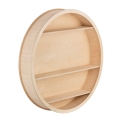 Round wooden wall shelf LaRound wood circle unit 03