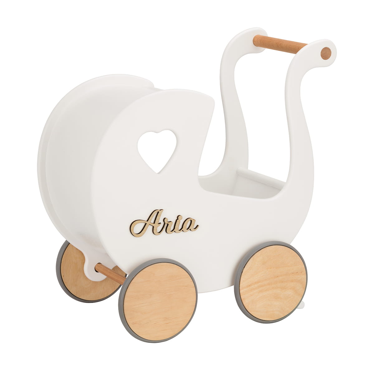Puppenwagen Holz, Lauflernwagen, Personalisiertes Geschenk zum 1. Geburtstag