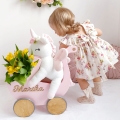 Lauflernhilfe zum Laufenlernen, Puppenwagen. Personalisiertes Geschenk für den ersten Geburtstag