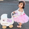 1. Geburtstag Mädchen Geschenk. Puppe Kinderwagen Baby Walker. Personalisierte Baby Mädchen Geschenkidee