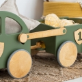 Baby Push and Pull Toy Car with Trailer and adjustment handle Toddler walker perfect first birthday gift for baby boy