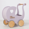 Nursery Toy, Baby Girl Walker with Name. Doll Carriage. Personalized Gift for Toddler, Push and Pull Toy for 1 Year Old