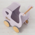 Montessori Toy, Baby Girl Walker with Name. Doll stroller. Personalized Gift for Toddler, Push and Pull Toy for Nursery