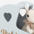 Kinderwagen aus Holz zum Spielen, Kinderwagen zum Laufenlernen. Puppenwagen mit Gummireifen