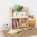 DIY Wooden Bookshelf for Kid's Playroom, Montessori Waldorf inspired Library, Custom Bookcase for Toddlers and children